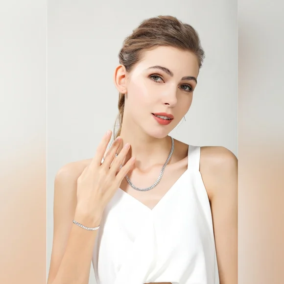 Sterling silver necklace - Picture 4 of 8